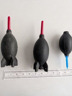 set of 3 PRO Rubber Rocket Air Blower Dusters for DSLR Came